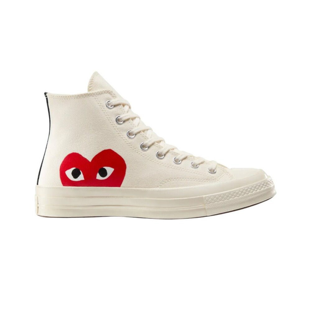 😍 NEW Converse x Comme des Garçons PLAY Chuck 70 High Top - Picture 6 of 10